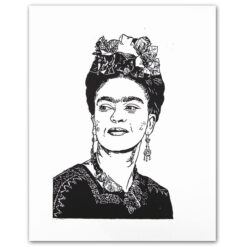 Frida - Tlatchene, 50 x 40 cm / linorytová grafika