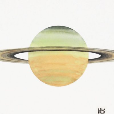 Lena Kollar - Saturn, A4 / giclée grafika