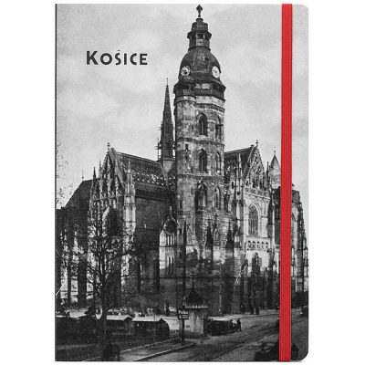 Košice - zápisník čisté strany, A5 / Chytrô