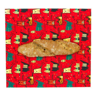 Včelobal Zvieratká L, 34 x 37 cm / obal na potraviny