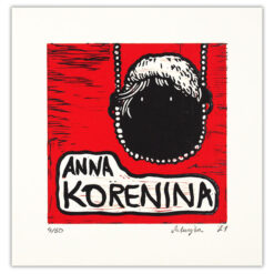 Anna Korenina - Saturejka / linorytová grafika