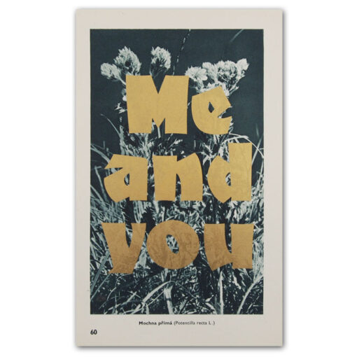 Me and you - Pressink, Mochna příma / letterpressová grafika