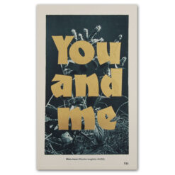 You and me - Pressink, Máta / letterpressová grafika