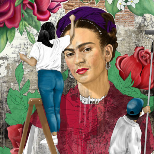 Frida is watching you - Parxant, A4 / grafika