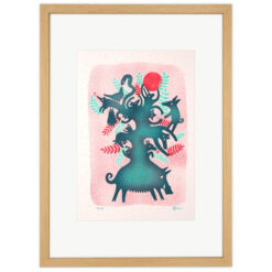 Creatures tree - Eva Pola, A4 / risografika