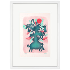 Creatures tree - Eva Pola, A4 / risografika