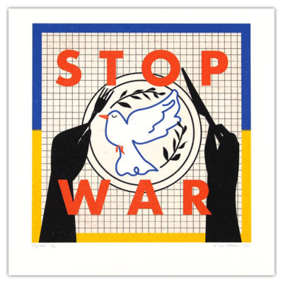 Stop war - Han, 30x30 / grafika