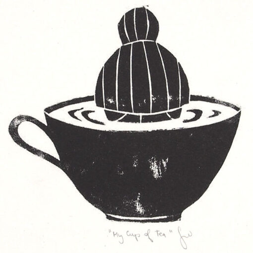 My cup of tea - Žužu Gálová, A4 / risografika