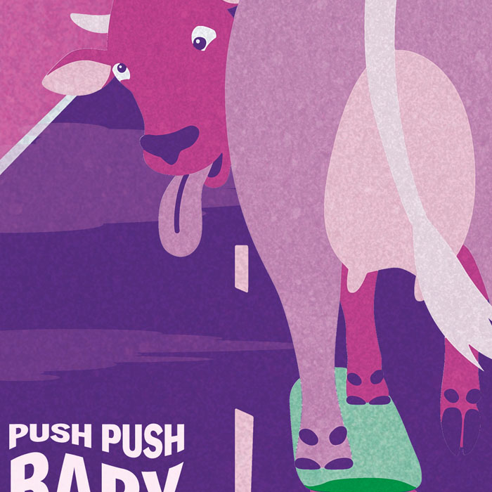 Push push baby - Jan Michoin / grafika
