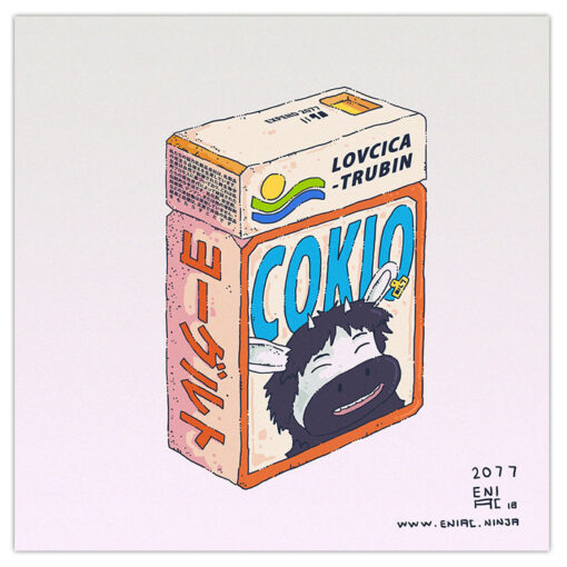 Cokio - Eniac, 21x21 / grafika