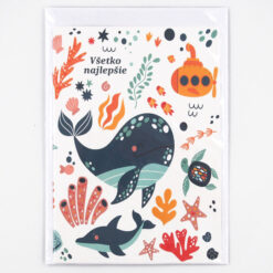 Morské zvieratka - Všetko najlepšie / darčeková karta