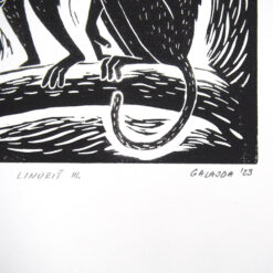 Linoriť III. – Tomáš Galajda, 30×21 / linoryt grafika
