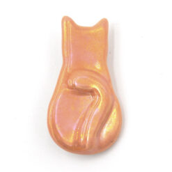 Mačka #8 - Studio Elave / porcelánová brošňa