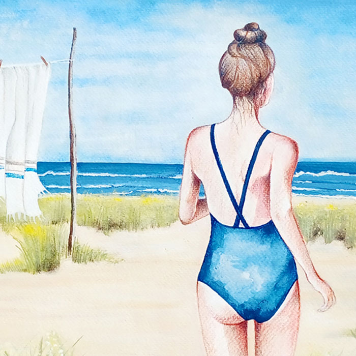 Summer breeze - Katarína Branišová, A4 / grafika