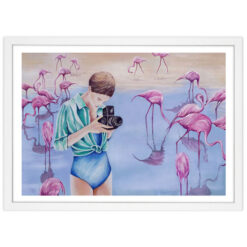 Flamingos - Katarína Branišová, A4 / print
