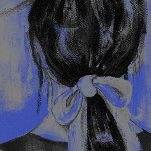 Girl with a bow - Katarína Branišová, A4 / print