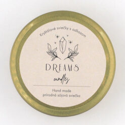 Mandľa a citrus - Dreams candles / sójová sviečka