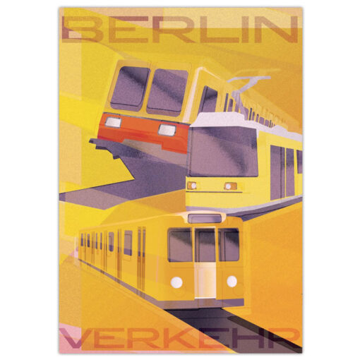 Berlin Verkehr - Jan Michoin / print
