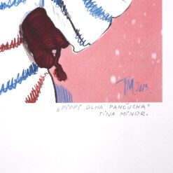 Pippi dlhá pančucha, A4 - Tina Minor / print