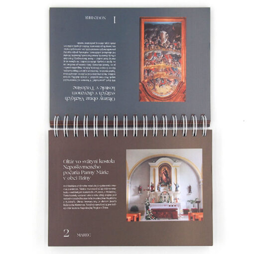 365 výtvarných a stavebných pamiatok Oravy - P. Kresánek / listovací večný kalendár