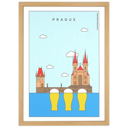 Prague pivo – Mykola Kovalenko, A4 / print