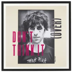 Music posters: Don´t think it (over), Peter Wolf - Noistypo / grafika