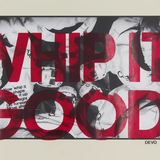Music posters: Whip it good, Devo - Noistypo / grafika