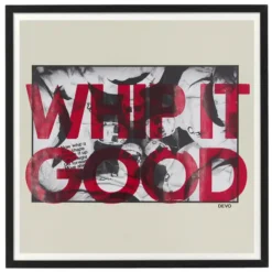 Music posters: Whip it good, Devo - Noistypo / grafika