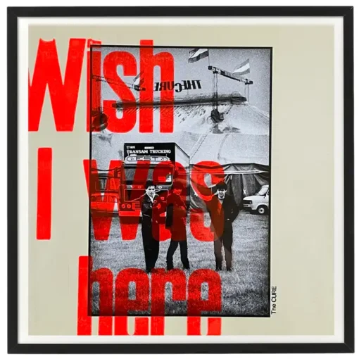 Music posters: Wish I was here..., The Cure #2 - Noistypo / grafika