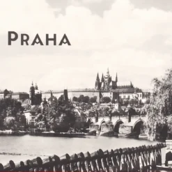 Praha - zápisník čisté strany, A5 / Chytrô