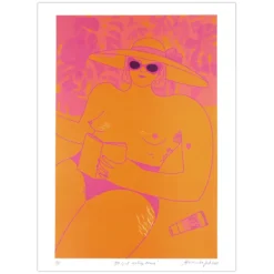 Hot girl cooling down - Alexandra Just / print