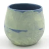 Tea šálka, modrá, svetlo zelená #1 - Javorskí Ateliér / pohár