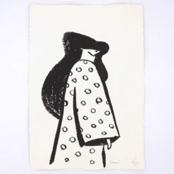 Woman - Žužu Gálová, A4 / tušová kresba