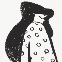 Woman - Žužu Gálová, A4 / tušová kresba
