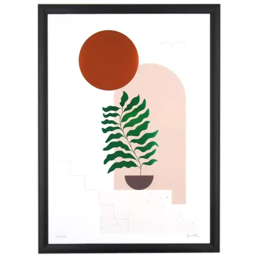 Plant & sun, A3 - Adrián Juráček / print