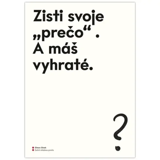 Začni otázkou prečo. A máš vyhraté - Poustr / letterpress grafika