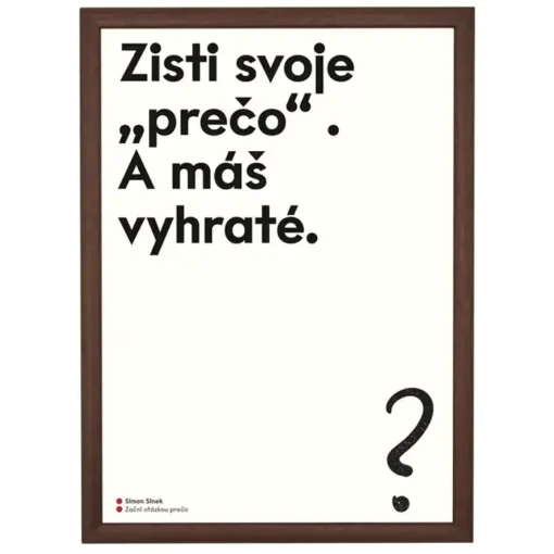 Začni otázkou prečo. A máš vyhraté - Poustr / letterpress grafika