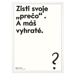 Začni otázkou prečo. A máš vyhraté - Poustr / letterpress grafika