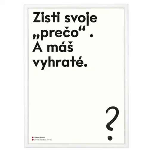 Začni otázkou prečo. A máš vyhraté - Poustr / letterpress grafika