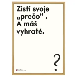 Začni otázkou prečo. A máš vyhraté - Poustr / letterpress grafika