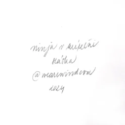 Ninja v kúpeľni - We are wind / grafika
