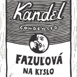 Kandel, fazuľová na kyslo - Saturejka / linorytová grafika