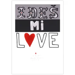 Ideš mi love- Marek Cina / print