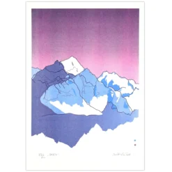 Tatry - Lívia Mezovská / risografika
