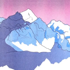 Tatry - Lívia Mezovská / risografika