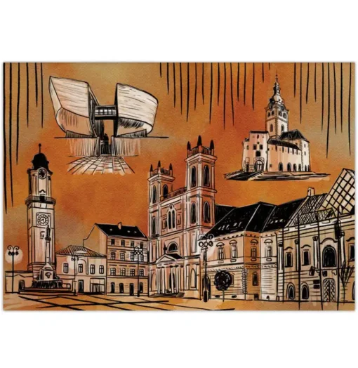 NovumArt: Banská Bystrica - Anikó Király, 30x45 / giclée print