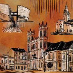 NovumArt: Banská Bystrica - Anikó Király, 30x45 / giclée print