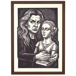 To je moje! – prcART, A3 / linorytová grafika