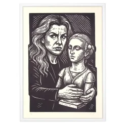 To je moje! – prcART, A3 / linorytová grafika