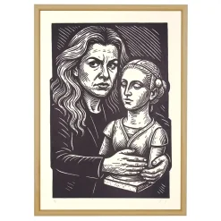 To je moje! – prcART, A3 / linorytová grafika